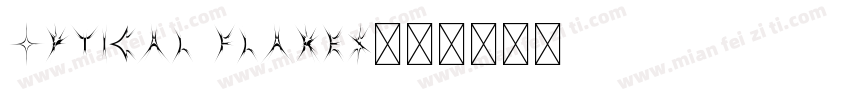 optical flares字体转换